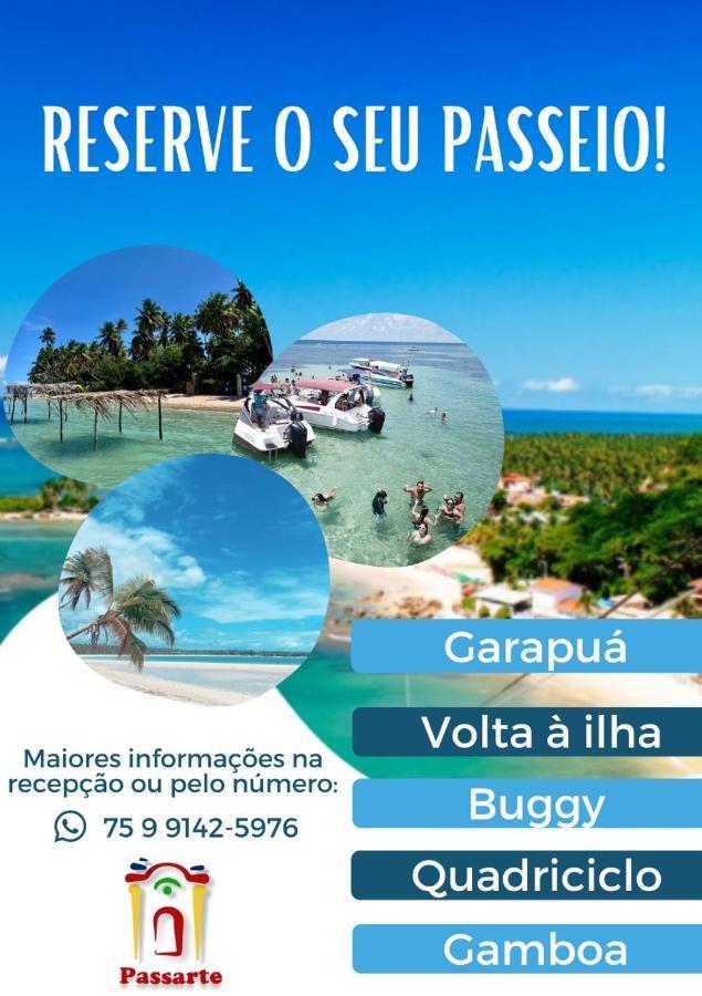 Hotel Pousada Passarte - Biquinha Morro de São Paulo Exteriér fotografie